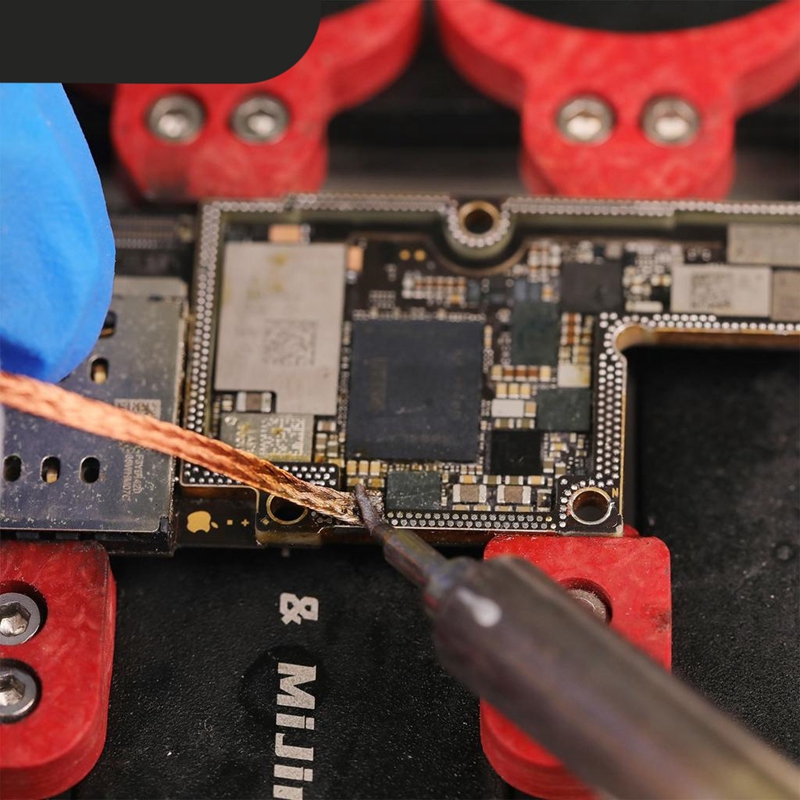 2UUL Solder Wick Remover Desoldering Braid Wire Braid Solder Remover Wick Wire for BGA Stencil Hot Repair Phone Welding Tools