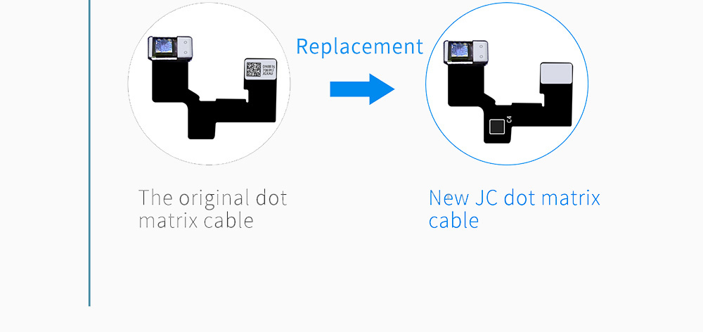 I2C Face Dot Matrix Repair Instrument V8I for iPhone X-12Promax Projection Repair Detector Face ID Replace Dot Matrix Cable Tool
