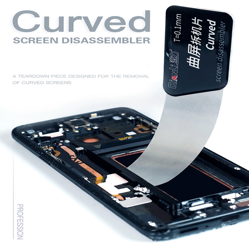 Qianli 3D Screen Disassembler Thin Flexible Stainless Steel Pry Spudger LCD Opening Tool or Samsung iPhone iPad
