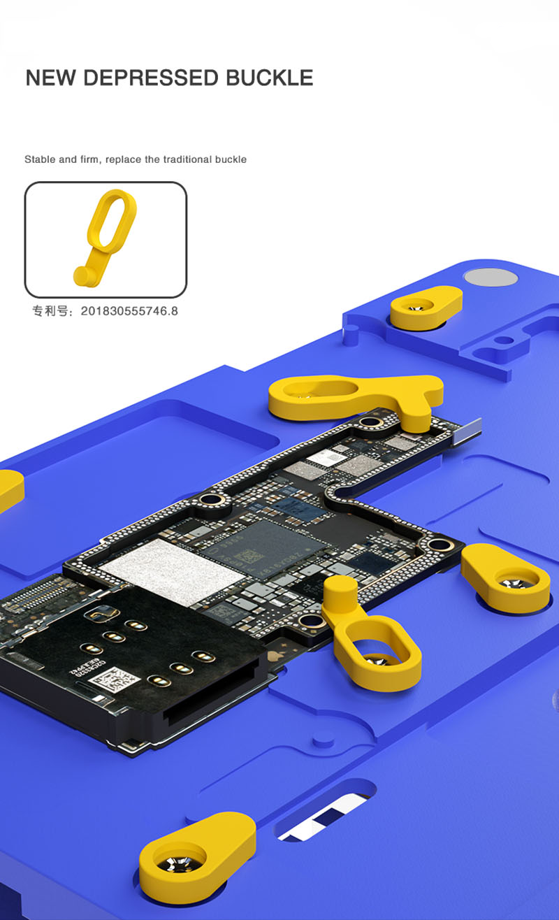 MECHANIC MR12 Max 18 in 1 Motherboard Fixture Holder for iPhone 6-12 Pro Logic Board BGA Reballing Stencil Fixed Clamping Repair