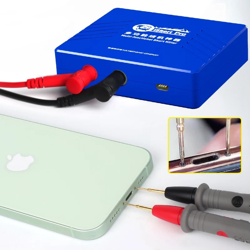 MECHANIC iShort Pro Short Killer Circuit Detector VCC Power Supply Phone Motherboard Short Circuit Burning Detection Tool Box