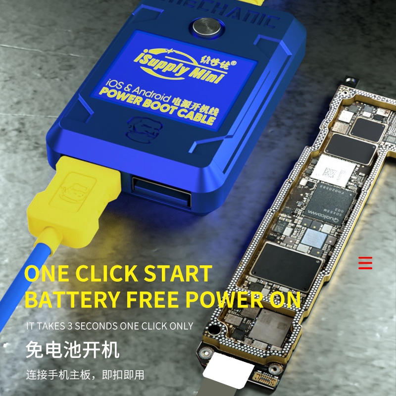 MECHANIC iSupply Mini iBoot Power Supply Test Host Cable for iPhone 6 7 8 X XS 11 Pro Max Samsung Motherboard Repair Boot Line
