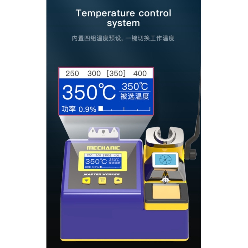 Mechanic MA-SD01 Micro Nano Soldering Station with C115 Soldering Handle and C115-TI/C115-TS/C115-SK Handle Iron Head 110V/220V EU Adapter