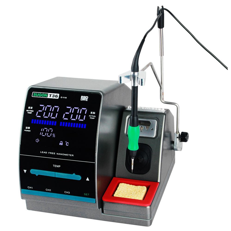 SUGON T36 Nano Soldering Station 1S Rapid Heating With JBC Soldering Tip For Integrated Circuit Component Welding Repair