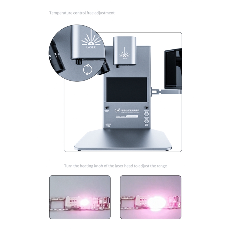 TBK R-2201 Intelligent Infrared Laser welding Machine Thermal Imaging Diagnosis Phone Repair Desoldering machine
