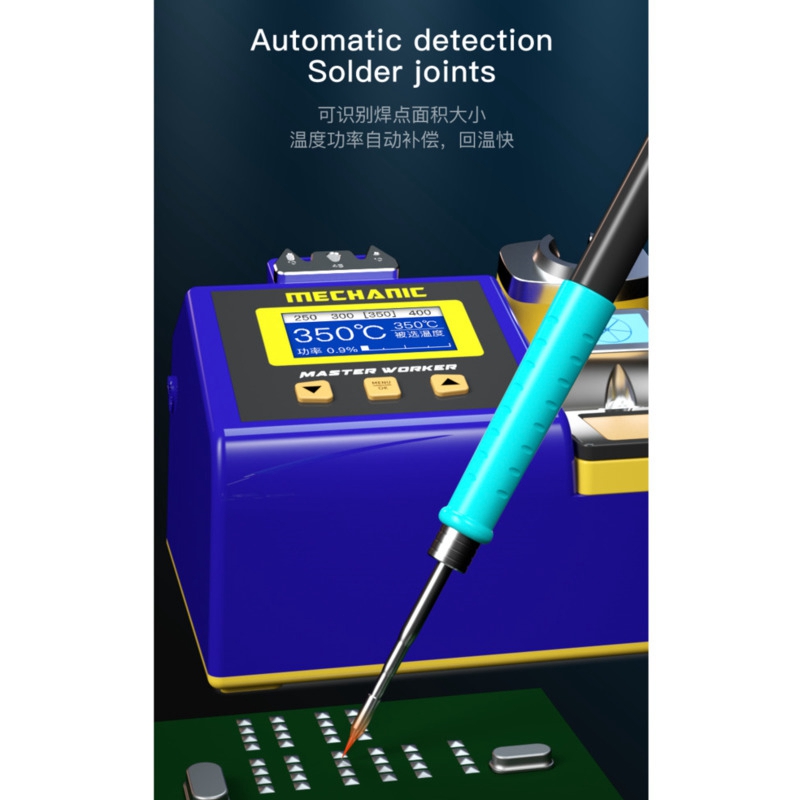 Mechanic MA-SD01 Micro Nano Soldering Station with C115 Soldering Handle and C115-TI/C115-TS/C115-SK Handle Iron Head 110V/220V EU Adapter
