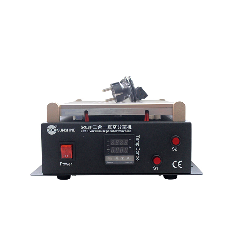 Sunshine S-918P 2 in 1 Vacuum Separator Machine 14 Inch Large Heating Plate LCD Separator for Mobile Repair