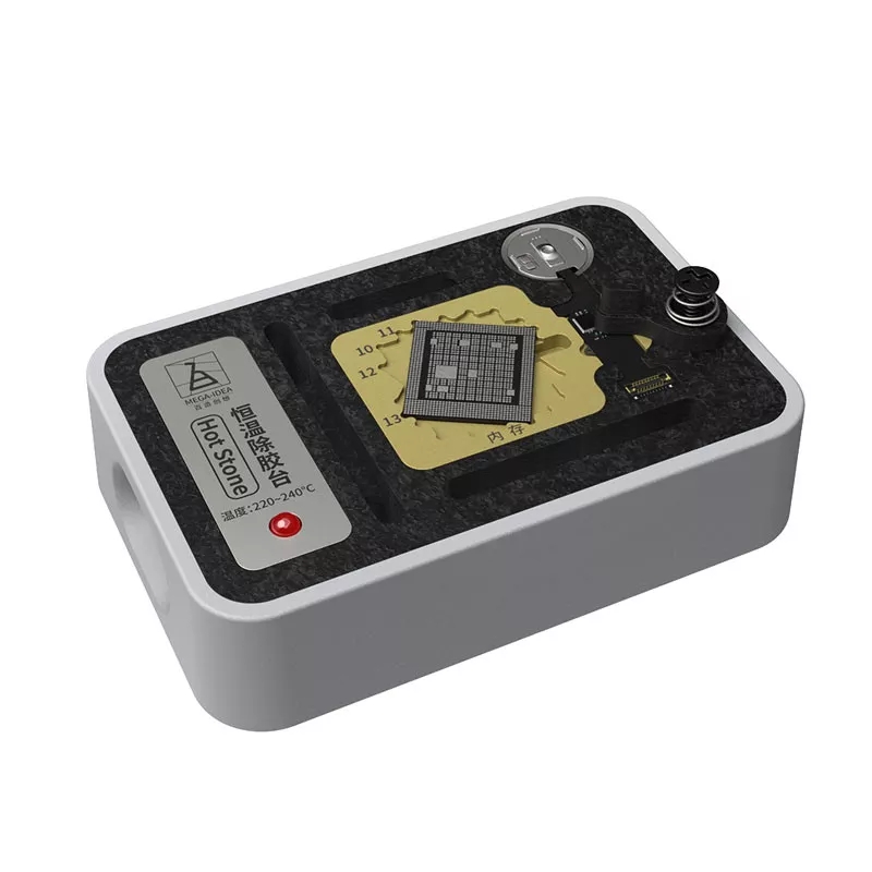 QIANLI Hot Stone 3 in1 Constant Temperature Fixture for IPHONE 7-11 Pro Max CPU Fingerprint Chip Hard Drive Welding Platform
