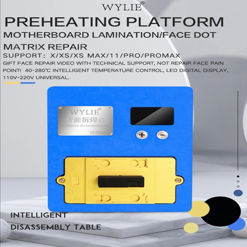 WYLIE K85 Preheating platform for iphone x/xs/xsmax/11/11pro/max motherboard lamination / face dot matrix repair