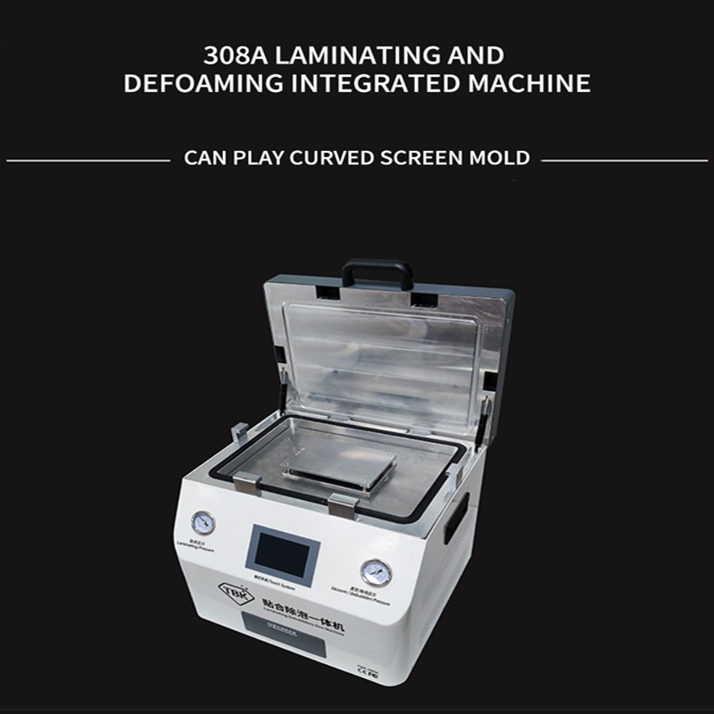 TBK 308A new laminating and defoaming integrated machine OCA large size vacuum laminating machine UV curing box