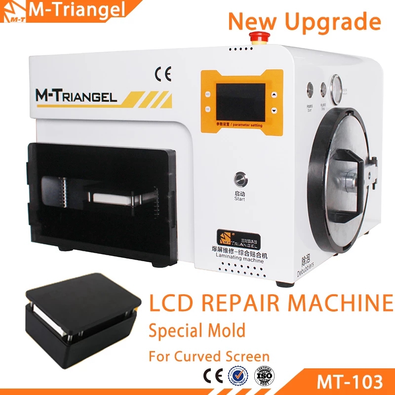 M-Triangel MT-17S Vacuum Laminating Machine OCA Repair Laminating Removing Bubble for iPhone Samsung LCD Touch Screen refurbish