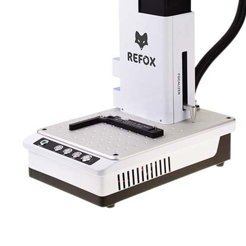 REFOX LM-40 Mini Laser Engraving Machine for Phone Repair Back Glass Rear Cover Laser Separator DIY Engrave LOGO Marking Machine