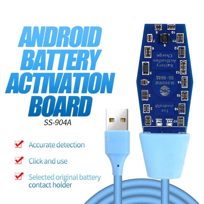 SUNSHINE SS-903A SS-904A Quick Charging Phones Battery Activation Board for iPhone 11 Pro Max XS MAX XR X 8 7 6S Android Huawei