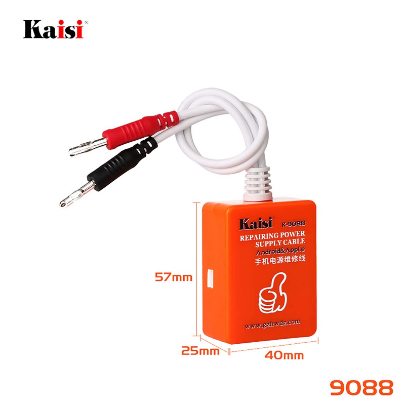 KAISI K-9088 Mobile Phone Repairing Power Supply Cable For iPhone 12/12mini/12 Pro/12 Pro Max Quickly Detect Battery Failure
