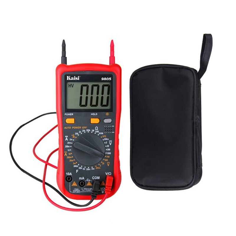 Kaisi 9805 Professional Digital Multimeter Automatic Range Anti Burning Measurement Tester Multimeter Ammeter for Phone Repair
