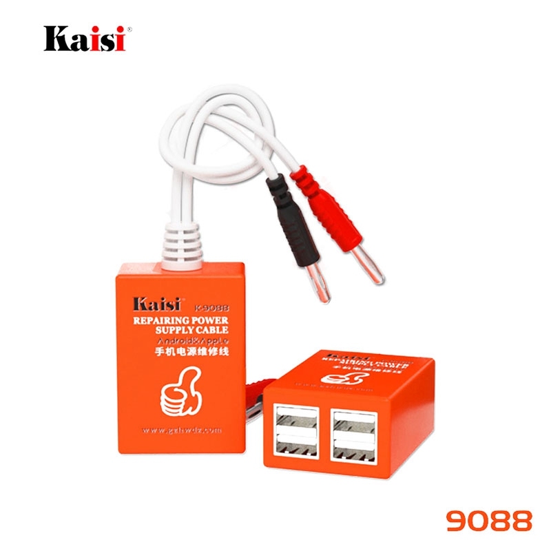 KAISI K-9088 Mobile Phone Repairing Power Supply Cable For iPhone 12/12mini/12 Pro/12 Pro Max Quickly Detect Battery Failure