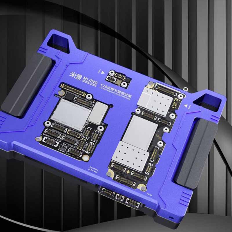MiJing C18 For iPhone iP 11 11 PRO MAX Motherboard Function Testing Fixture Logic Board Upper/Lower Middle Frame Tester