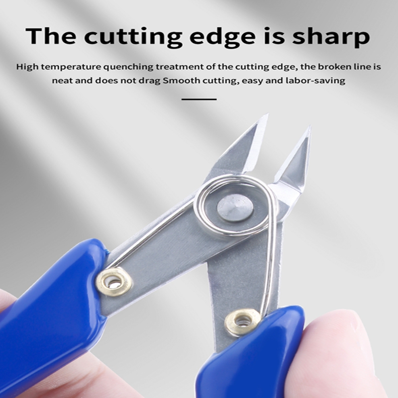 LUXIANZI 170 Diagonal Pliers Functional Tools Electrical Wire Cable Cutters Side Snips Flush Stainless Steel Nipper Hand Tools
