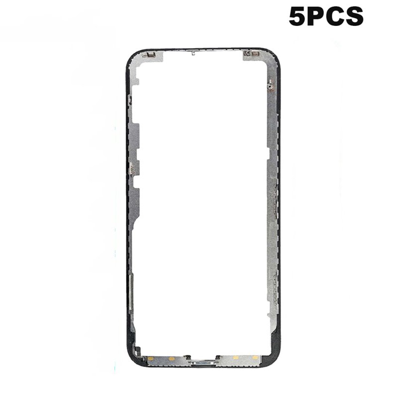 5PCS 3 in 1 Outer Glass+Frame+OCA Repair Replacement For iPhone 12 pro max 12mini 11 PRO XS MAX XR X Screen Front Touch Lens