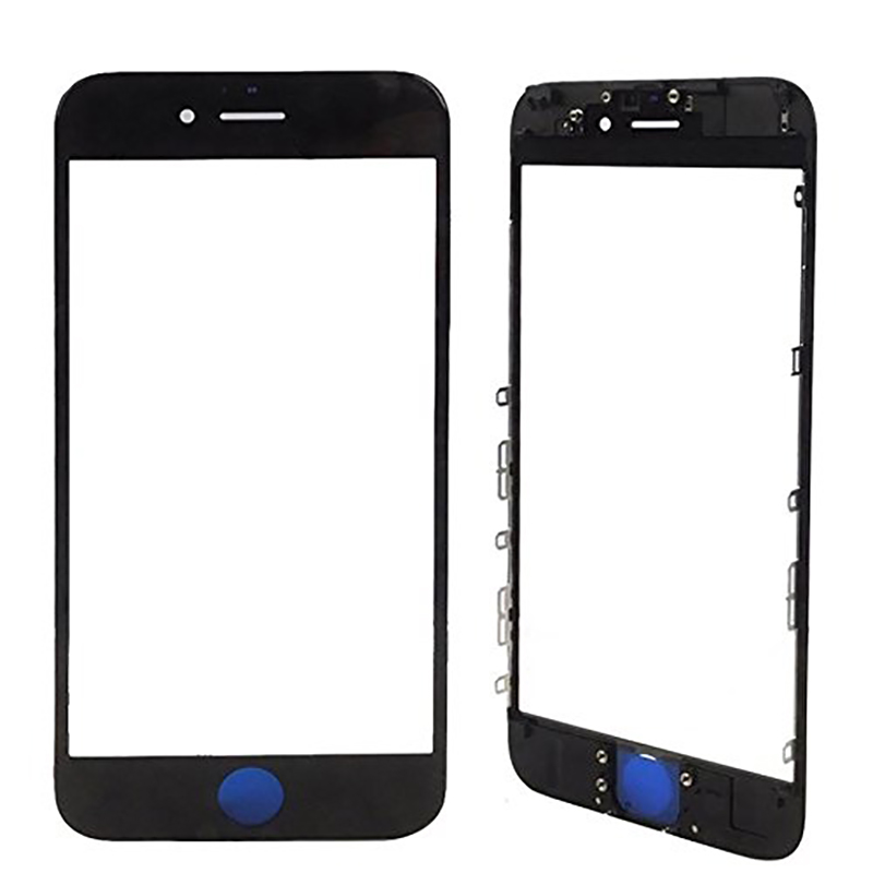 For iPhone 6 6Plus 6s 6sPlus 7G 7 Plus Replacement Front Outer Screen Glass Lens Cover LCD With Frame