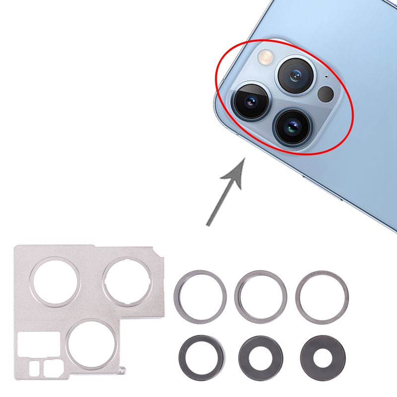 Camera Lens Cover With Retaining Bracket for iPhone 13 Pro Max