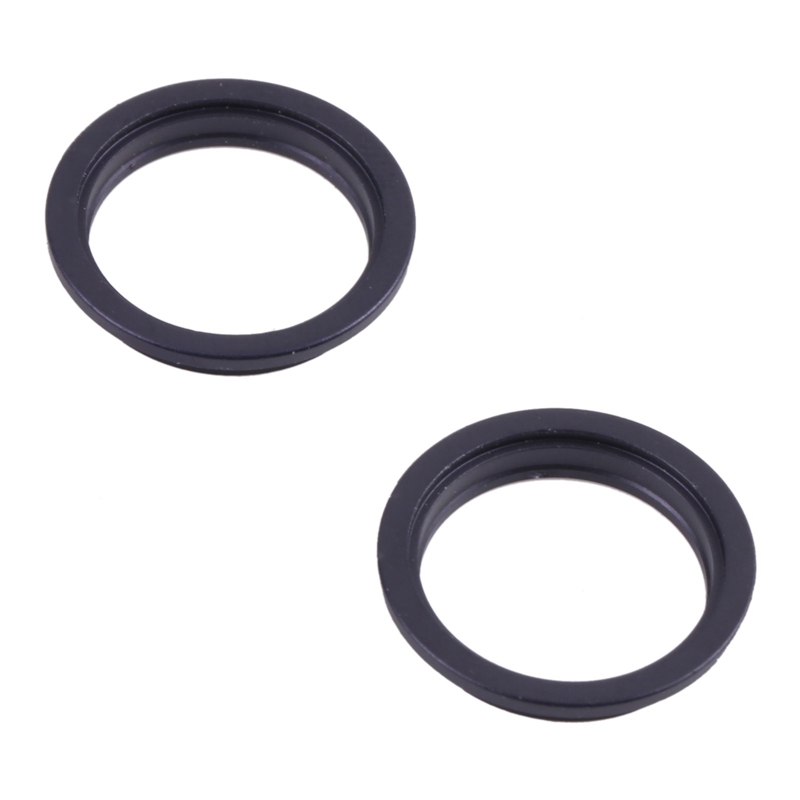 2 PCS Rear Camera Glass Lens Metal Outside Protector Hoop Ring for iPhone 13