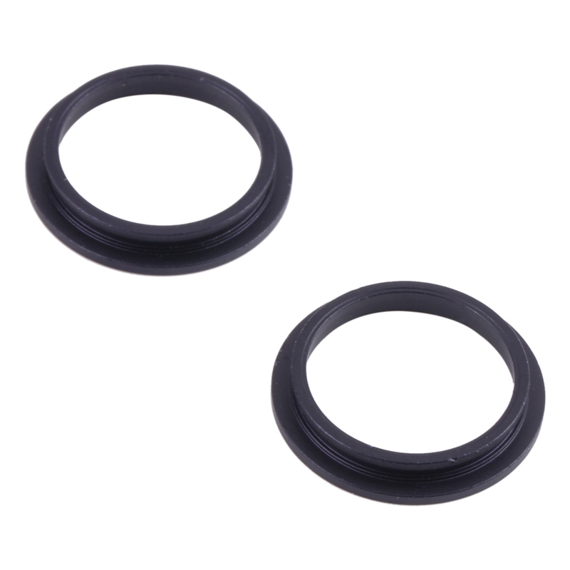 2 PCS Rear Camera Glass Lens Metal Outside Protector Hoop Ring for iPhone 13