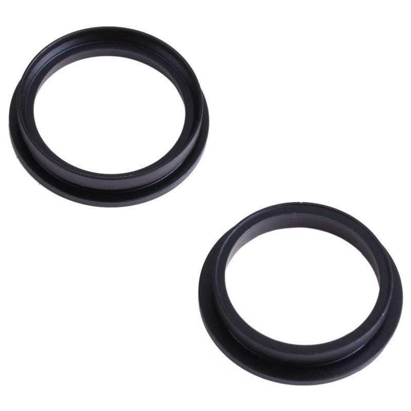 2 PCS Rear Camera Glass Lens Metal Outside Protector Hoop Ring for iPhone 13 mini(Black)