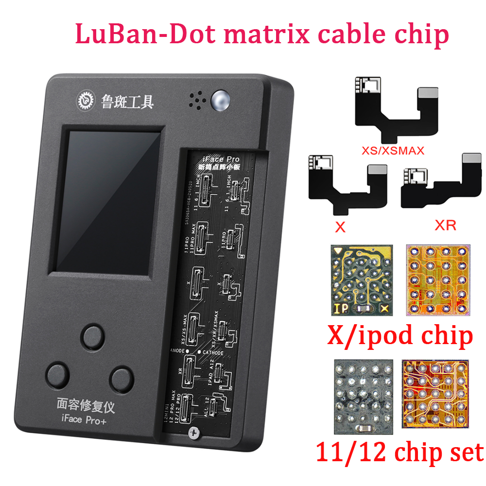 Luban IFace Pro Dot Matrix Flex Face ID Dot Projector Programmer for iPhone X XR XS MAX 11 12 Pro MAX flex Cable Repair tools