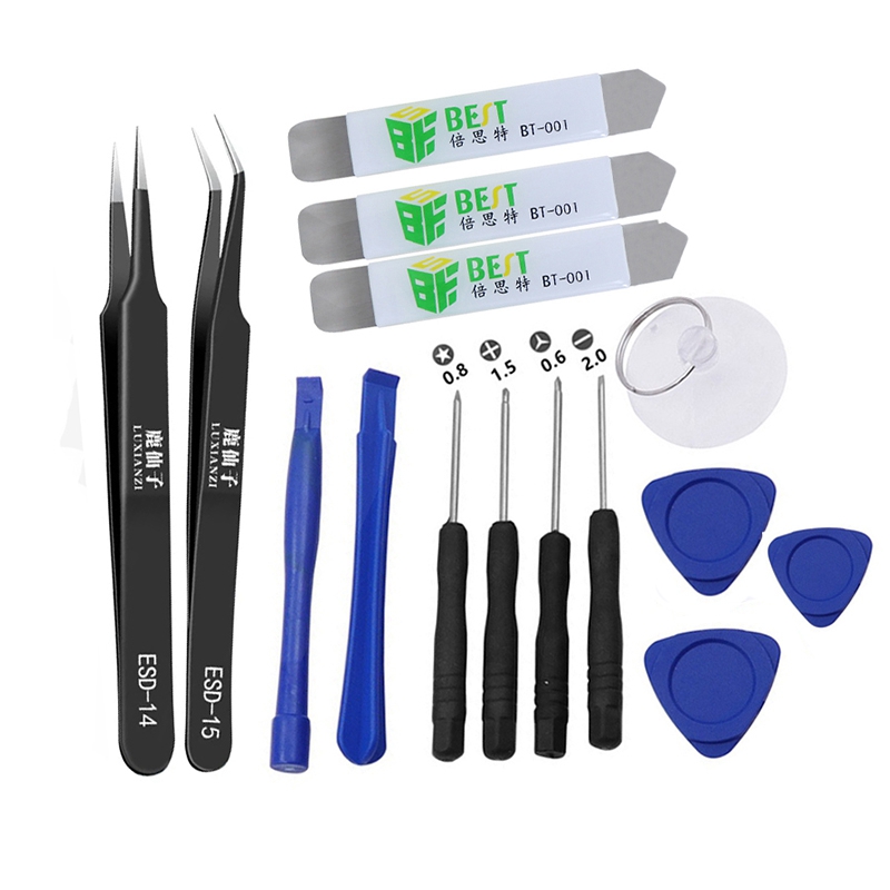 15 in 1 Laptop Repair Opening Tools Kit Precision Screwdriver Pry Set Screen Remove Tools for iPhone iPad Smasung iPod