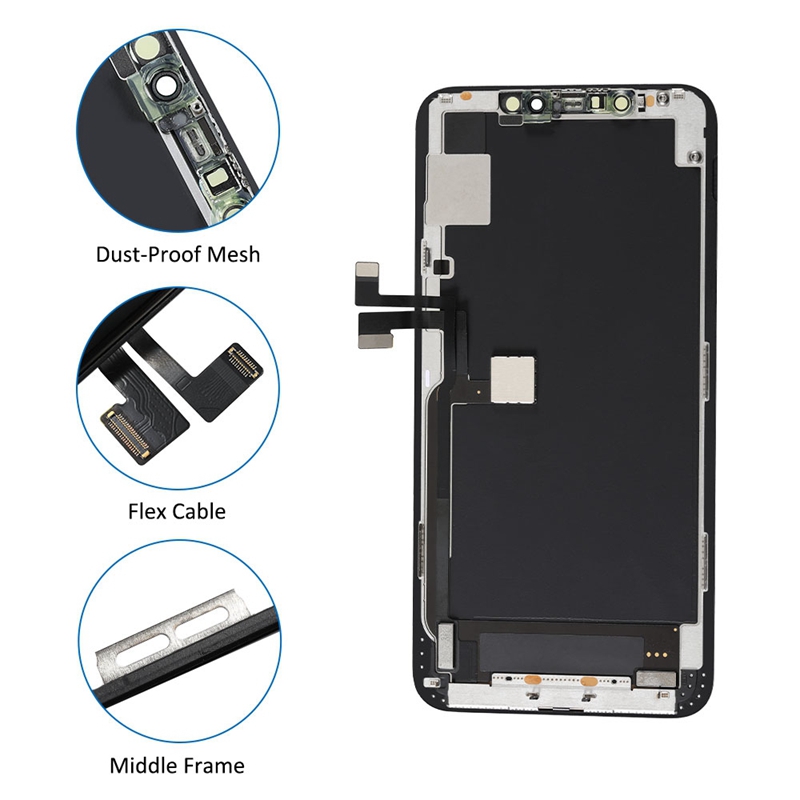 Screen Replacement for iPhone 11 Pro Black Original Pulled