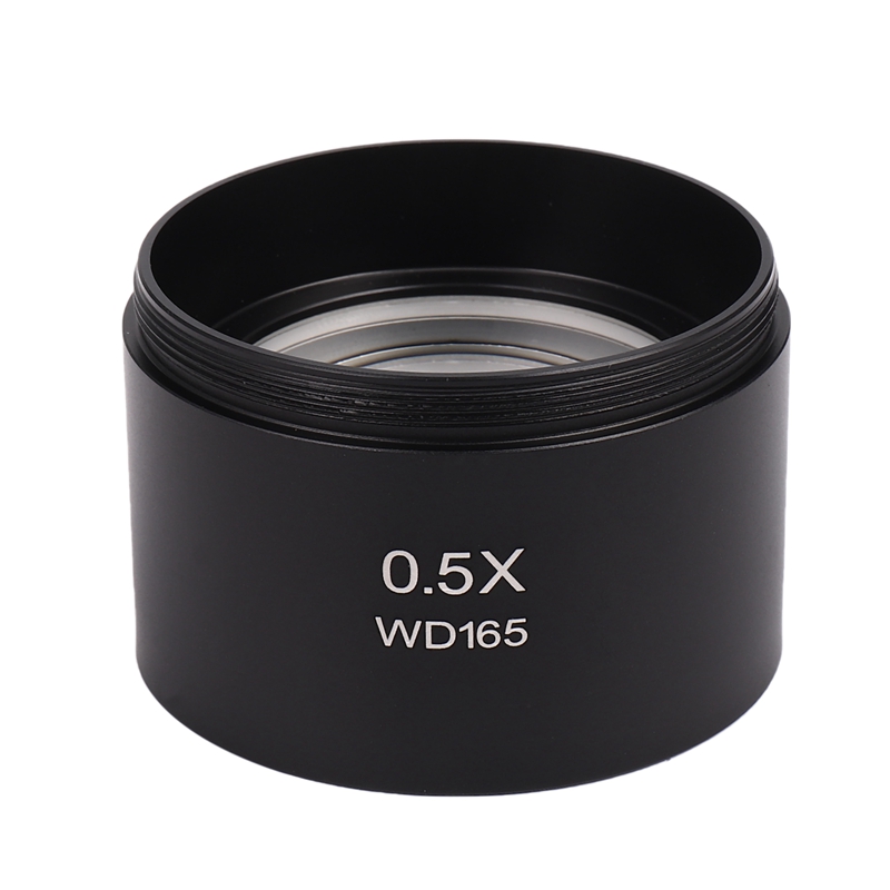 Wd165 0.5X Stereo Microscope Auxiliary Objective Lens Barlow Lens With 1-7/8 Inch(M48mm)Mounting Thread