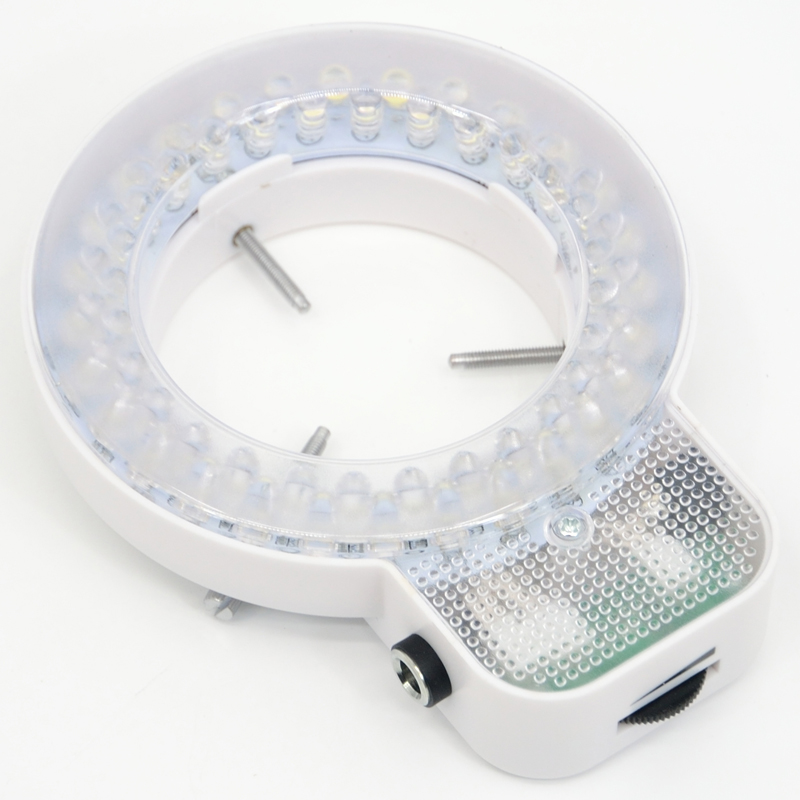 FYSCOPE 56/64/144pcs led can control LED Light white ring microscope illumination Microscope led light