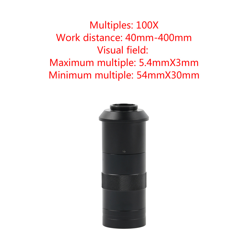 Newest 48MP 2K HDMI UBS Video Microscope Camera 100X 130X 180X 200X 300X 500X Monocular Lens 56 LED Light For PCM SMD Soldering