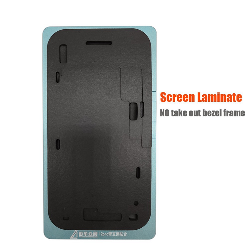 for iPhone 12Pro Max 12 Mini LCD Screen OCA Laminating Precise Alignment Mold With Bezel Frame No bend Flex Cable Pad Phone Fix