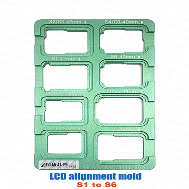 For iWatch LCD Screen Glass Alignment Mold OCA Laminating Rubber Pad Smart Watch Repair Tool Set Phone Fix For Samsung Huawei