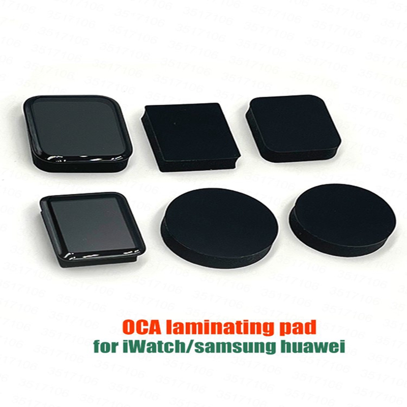 For iWatch LCD Screen Glass Alignment Mold OCA Laminating Rubber Pad Smart Watch Repair Tool Set Phone Fix For Samsung Huawei