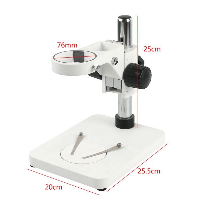 7X - 45X Continuous Zoom Magnification Stereo Microscope Industrial Binocular Microscope LED Ring Light For Phone PCB Soldering
