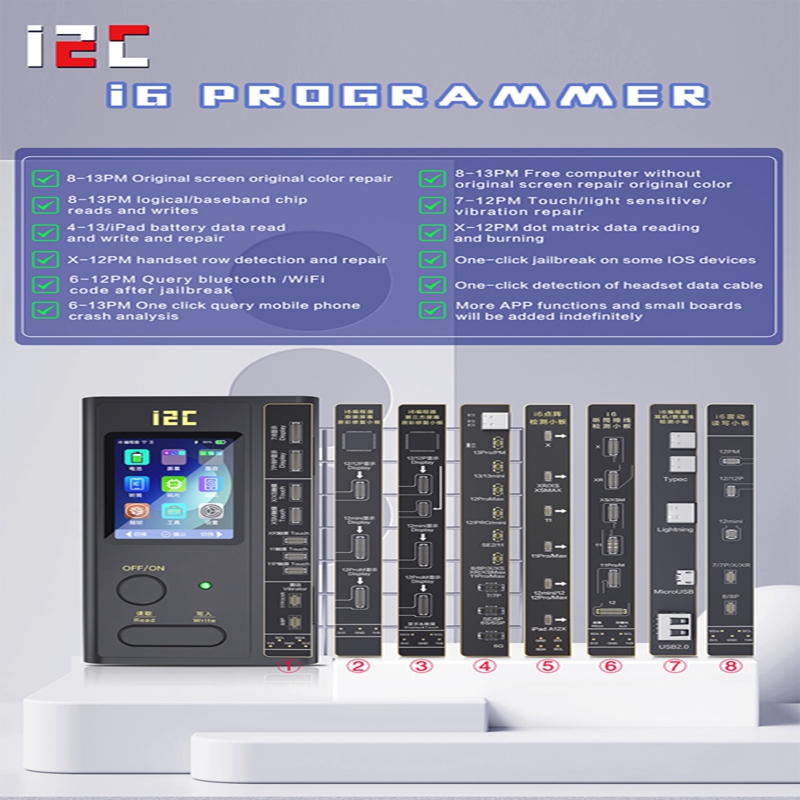 i2C I6 Intelligent Programmer with iPhone 12 Series Original Screen True Tone Repair Board