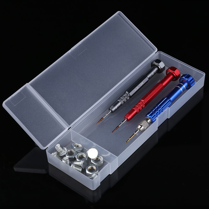 Electronic Components IC Chip Screw Storage Case Translucent Plastic Toolbox Screw Component Storage Boxes