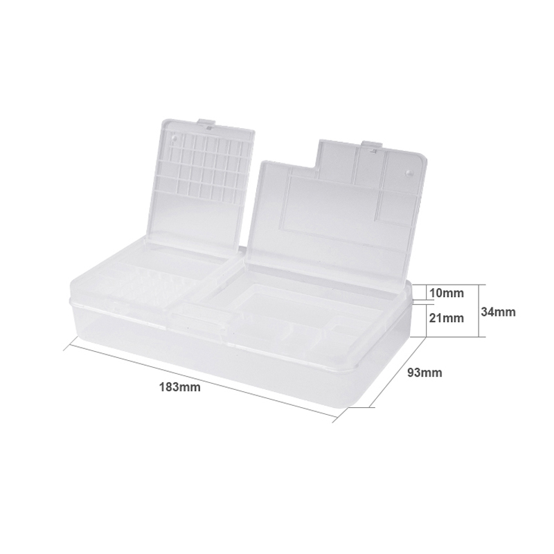 Mobile Phone Repair Tool Box Storage Box for iPhone Motherboard Component Storage Case LCD Screen Screws PVC Case Container