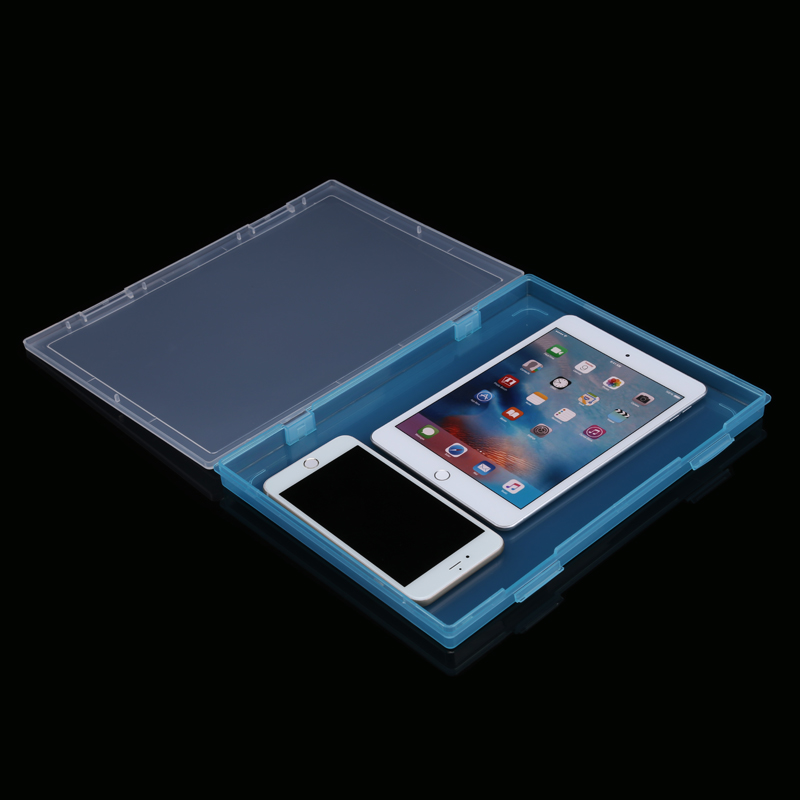 ToolBox Transparent Plastic Storage Box For iPad iPhone IC Chip Screw Big Size Durable Storage Case Repair Tools Kit