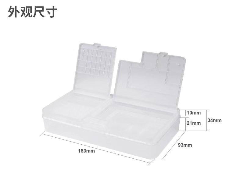 10Pcs/Lot Storage Box for iPhone LCD Screen Motherboard IC Chips Component Screws Organizer Container Repair Tools Mobile Phones