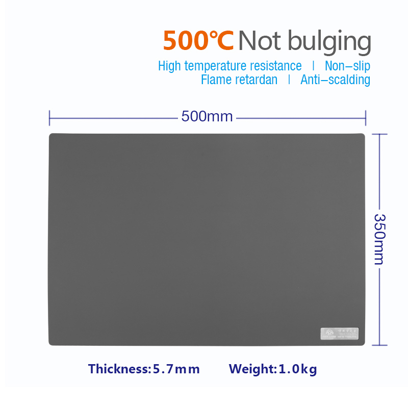 Silicone Repair Mat Heat Gun BGA Welding Insulation Heat-Resistant Work Pad Rework Platform for BGA Soldering Station