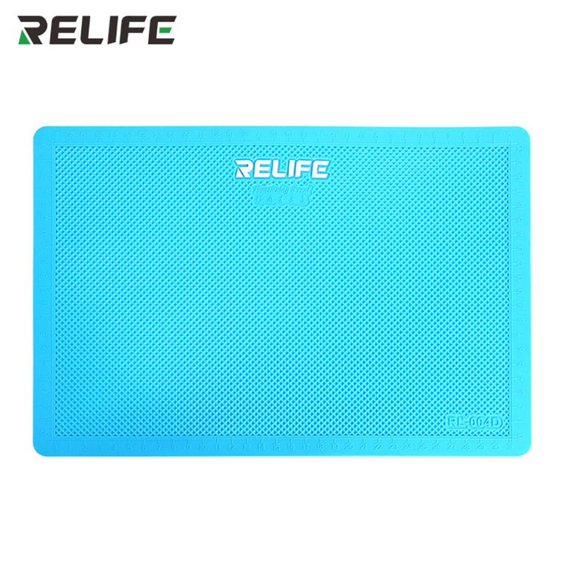 RL-004D Heat Insulation Silicone Work Pad Multi-Function Anti-Skid Repair Mat for Moblie Phone Tablet Watch Films Rework Tools