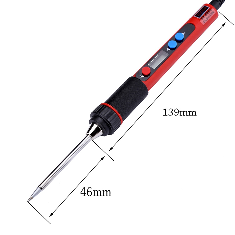 LCD Digital Adjustable Temperature USB Soldering Iron 5V 10W Portable Lead-Free BAG Welding Rework Tools