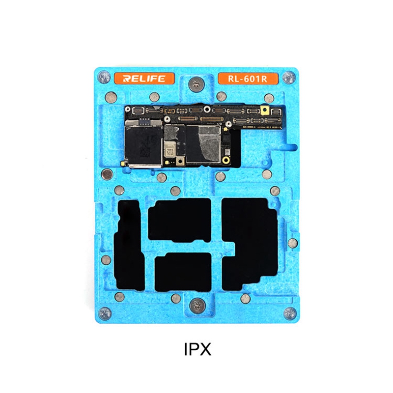 10 IN 1 Motherboard Middle Layer Tin Planting BGA Reballing Stencil Platform for iPhone X/XS Max/11 Pro Max/12 Mini/12 Pro Max