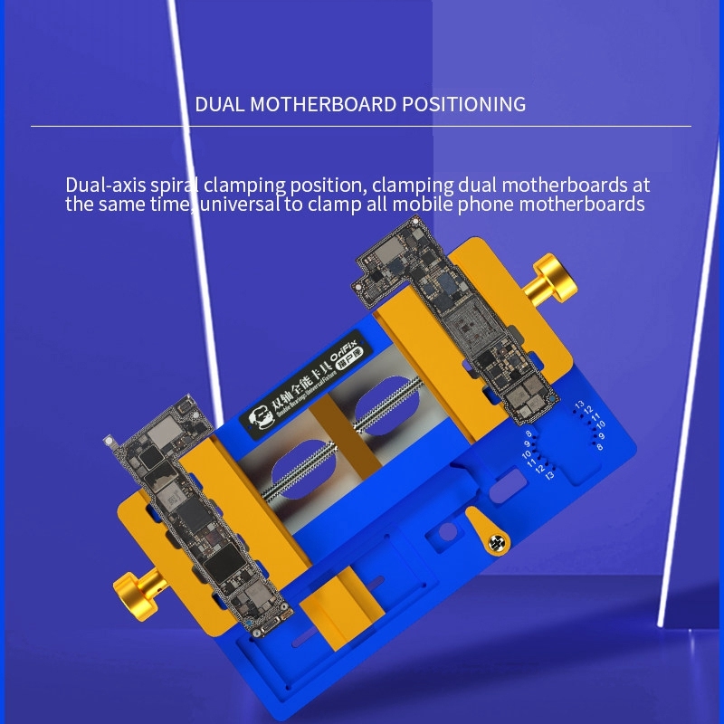 MECHANIC Double Bearing Universal Fixture For iPhone Motherboard IC Chip Dot Matrix Projector Module Repair Clamp Holder