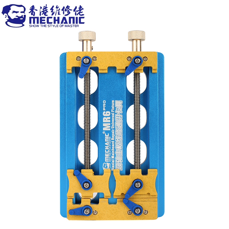 MECHANIC MR6 PRO Universal PCB Holder Precision Double-Bearings Fixture for Motherboard Integrated IC Chip Remove Glue Clamp