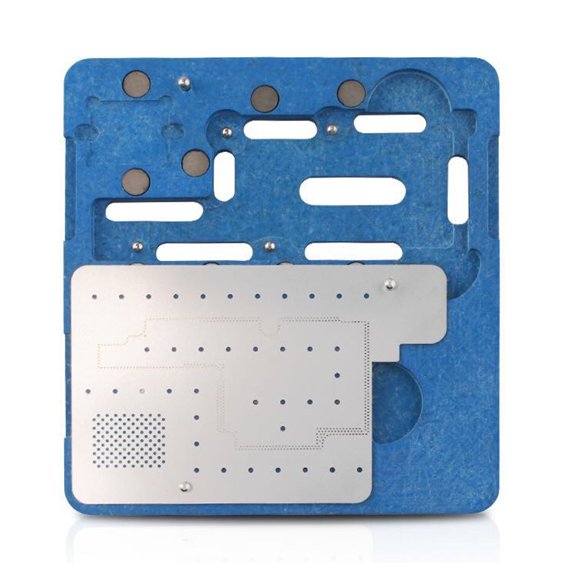 BGA Reballing Stencil Planting Tin Fixture for iPhone X Motherboard IC Chip Solder Template Soldering Net